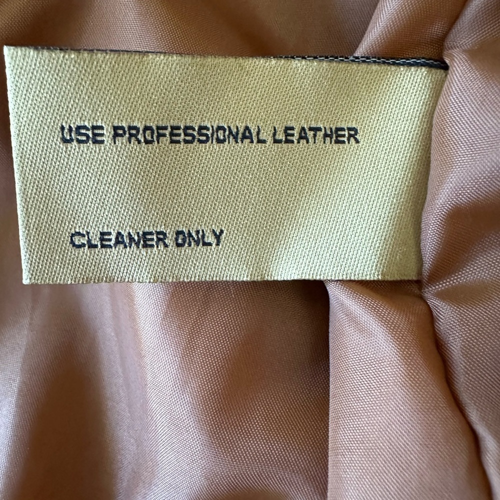 Boston Harbour Genuine Leather Jacket, Size L - Picture 13 of 16